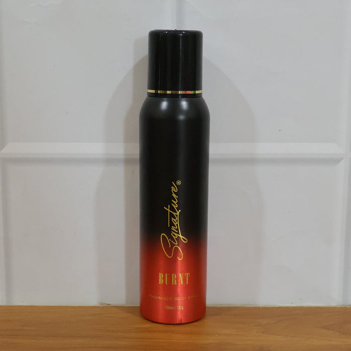 masculine burnt fragrance deodorant spray