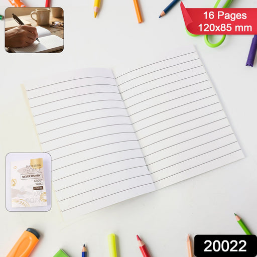Compact Ruled Notebook (120 × 85 mm, 1 Pc) by Your Brand