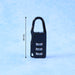 Secure 3-Digit Combination Travel Lock (1 Pc) by Your Brand