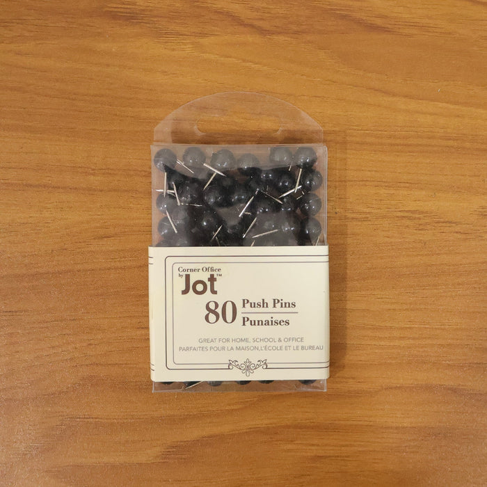 Round Head Push Pins (80 Pc Set) by Your Brand