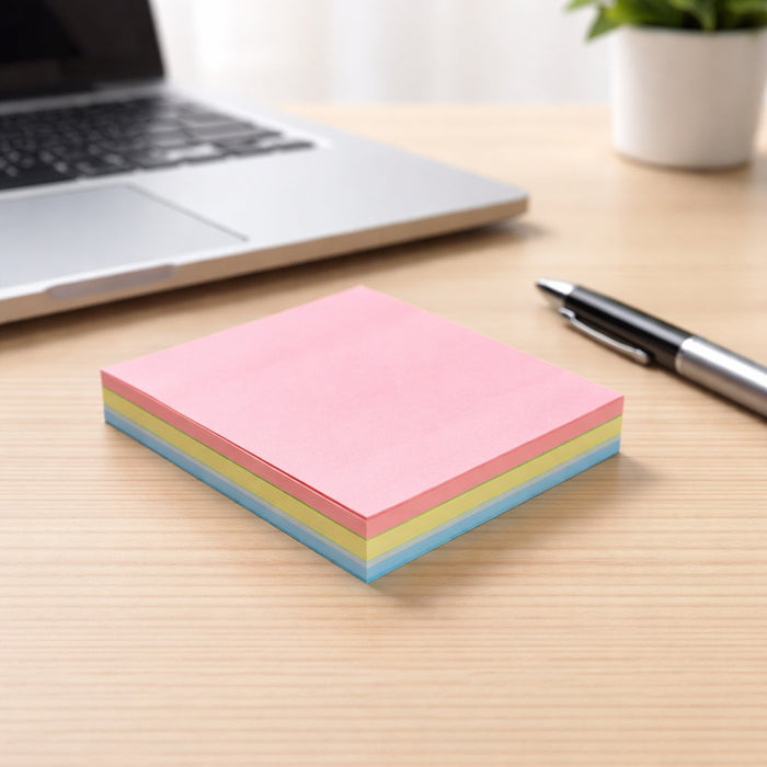 Sticky Note with 100 Sheets for Quick Notes (3×3 Inch) by Your Brand