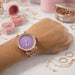 Elegant Ladies Wrist Watch with Stylish Dial and Premium Gift Box by Your Brand