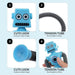 Flexible Robot Shape Magic Spring Toy (1 Pc) by Your Brand