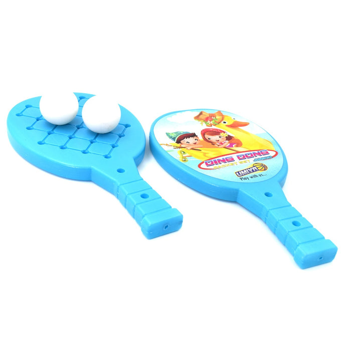 Racket Set with Ball for Kids Plastic Table Tennis Set for Kids by Your Brand