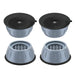 Anti vibration pads with suction cups for reducing appliance noise