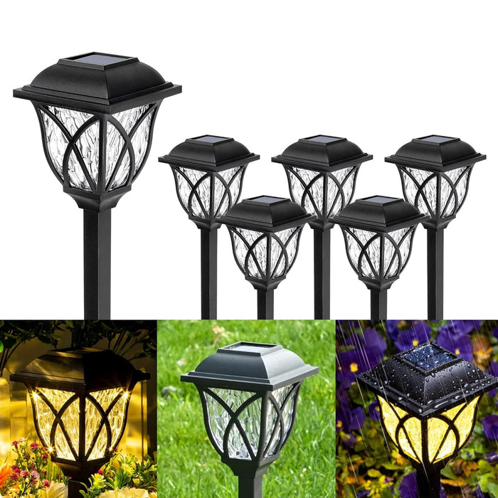Solar Pathway Lights Outdoor Garden Lights (2 Pcs Set) by Your Brand