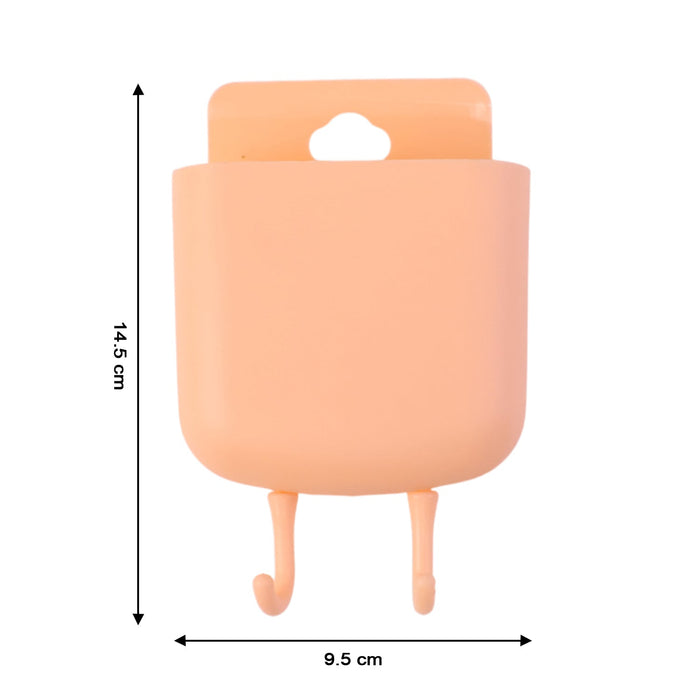 Multi-Purpose Plastic Wall Mounted Mobile Charging Holder (1 Pc) by Your Brand