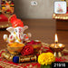 Decorative Lord Ganesha Pooja Thali Set (1 Pc) by Your Brand