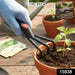 Hand Garden Cultivator Rake Plastic Gardening Tool (1 Pc, 27 Cm) by Your Brand