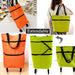 Folding Cart Bags Trolley Shopping Bag For Travel Luggage by Your Brand