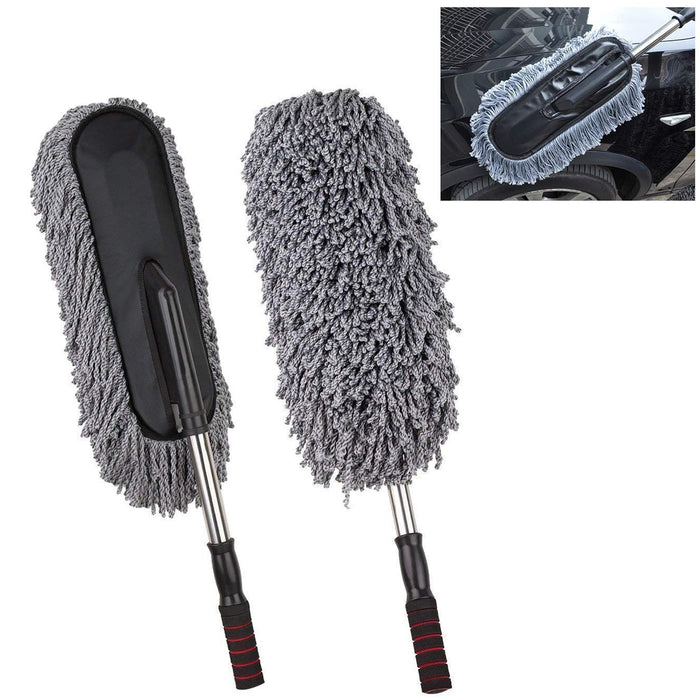 Car Duster, Long Retractable / Soft / Non-Slip / Handle by Your Brand