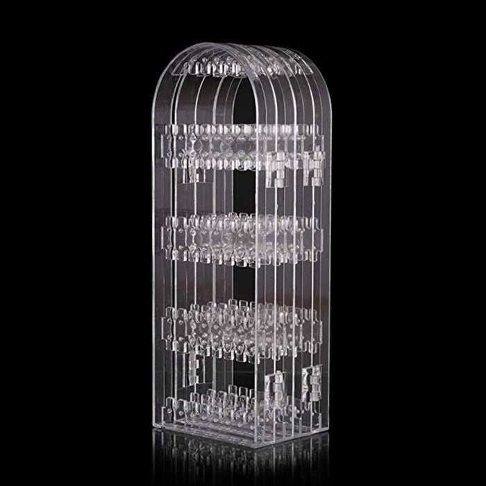 Acrylic earring screen holder 4-fold clear display for jewellery India
