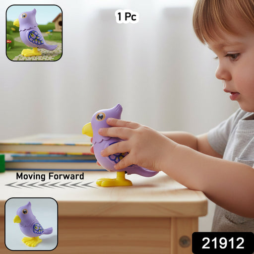 Key Operated Jumping Bird Toy for Kids (1 Pc) by Your Brand