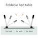 Portable foldable desk with Ludo design