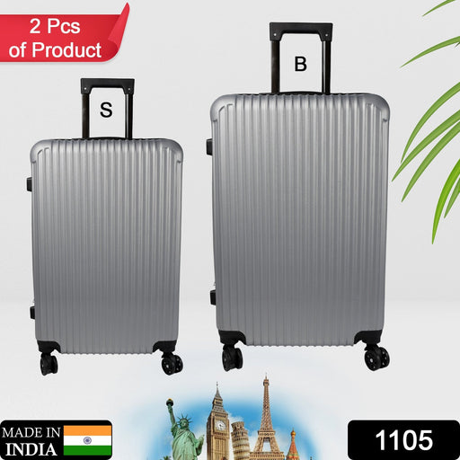 Trolley Bag for Men & Women, Multi Color, Set of 2 (Big & Small) by Your Brand