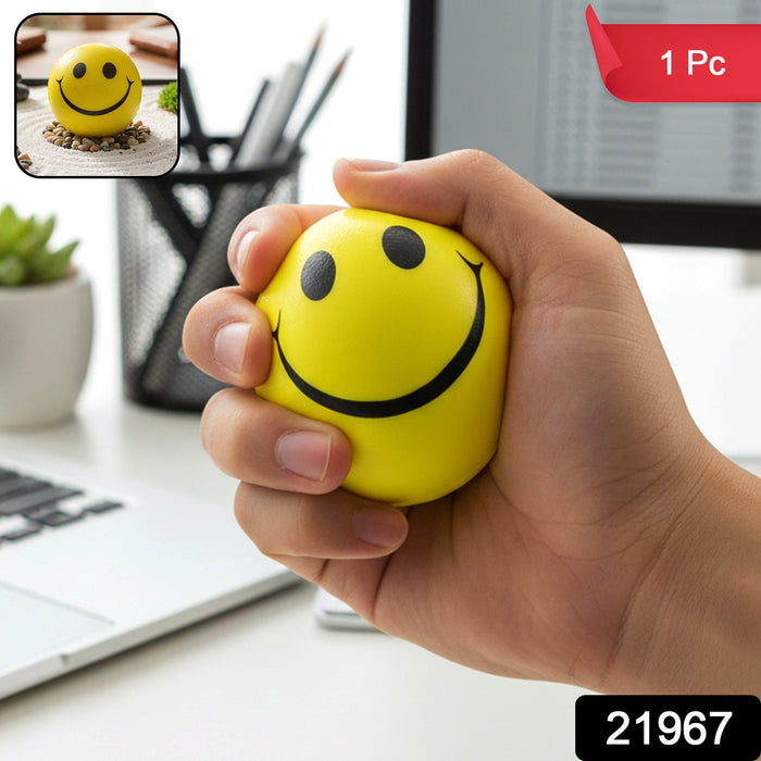 Soft Foam Smiley Toy Ball (1 Pc) by Your Brand