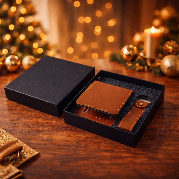 2 in 1 Men’s Wallet with Keychain Holder by Your Brand