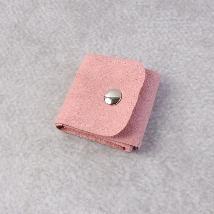 Compact travel jewelry pouch set