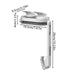 Multi-Function Wall Mounted Cleaning Combo Set (1 Set) by Your Brand