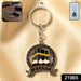 Premium Makkah Design Metal Keychain with Round Pendant (1 Pc) by Your Brand