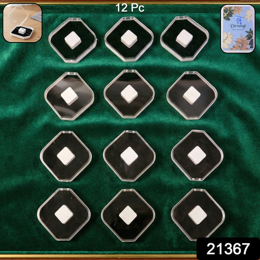 Jewellery Display Storage Box for Rings, Earrings & Small Items (12 Pc) by Your Brand