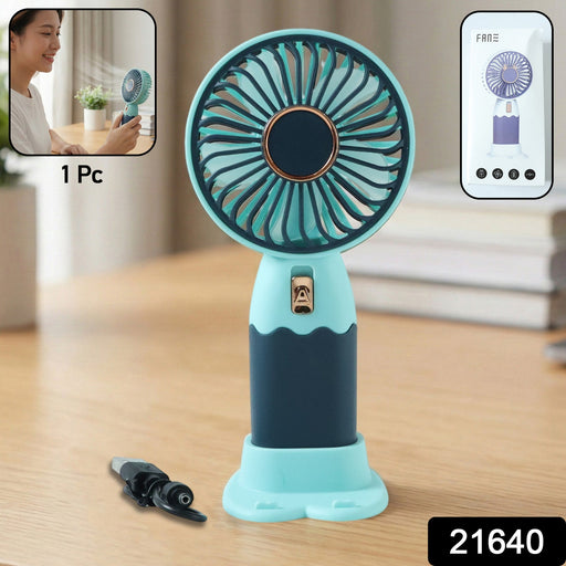 Rechargeable Portable Handheld Mini Fan (1 Pc) by Your Brand