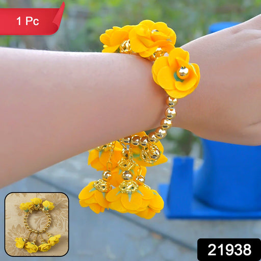 Traditional Pooja Wrist Ornament Haldi Kada Bracelet (1 Pc) by Your Brand