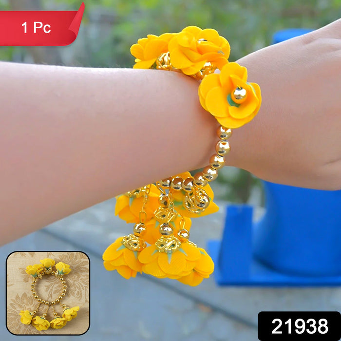 Traditional Pooja Wrist Ornament Haldi Kada Bracelet (1 Pc) by Your Brand