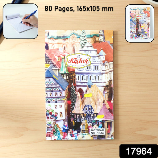 Premium Pocket Notebook – 80-Page Writing Notepad (165 × 105 mm, 1 Pc) by Your Brand