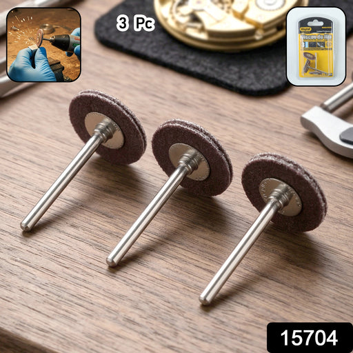 Wagtail Mini Rotary Tool Grinding Wheel Disc Set with Metal Shank (3 Pc Set) by Your Brand