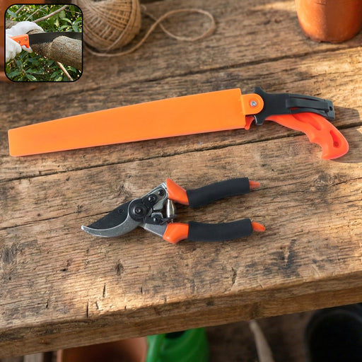 Heavy Duty Gardening Pruning Tool Combo Set (2 Pc Set) by Your Brand