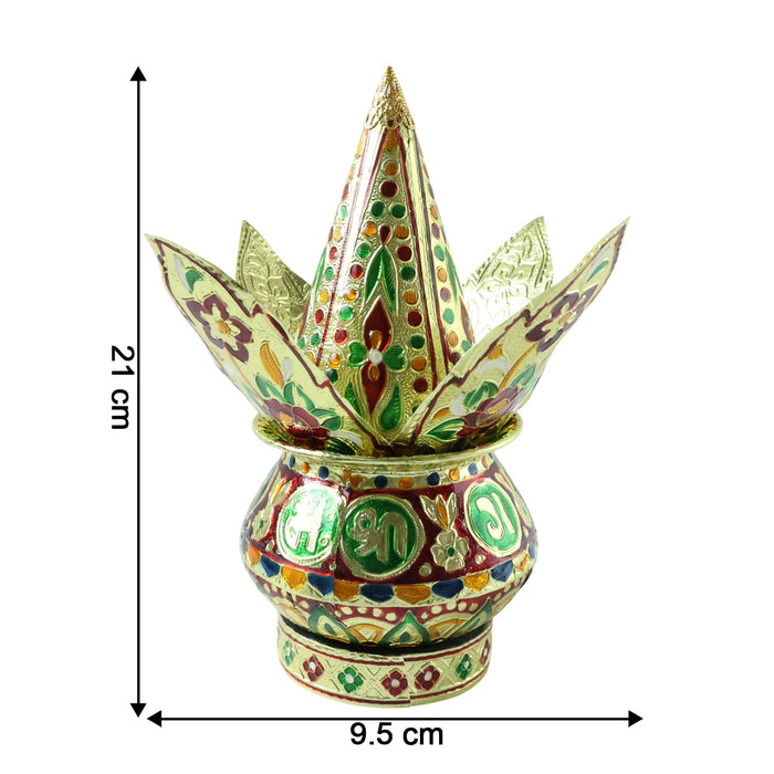 Traditional Decorative Pooja Kalash (1 Set) by Your Brand