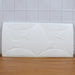 Textured white floral 3D foam wallpaper panel for wall upgrade