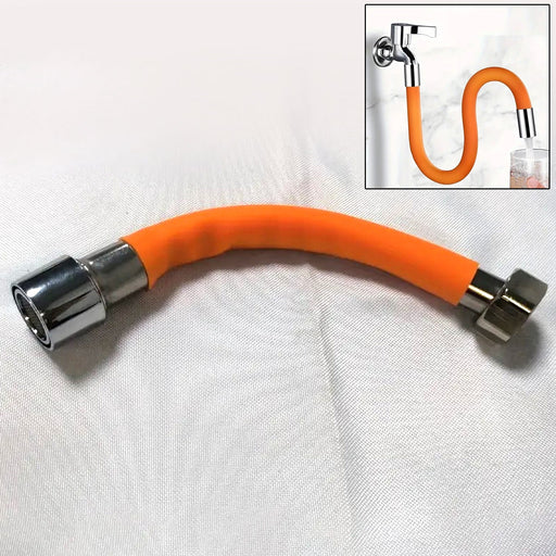 Flexible Water Tap Extender, 360° Bending Faucet Extension Tube with Connector (18cm) by Your Brand