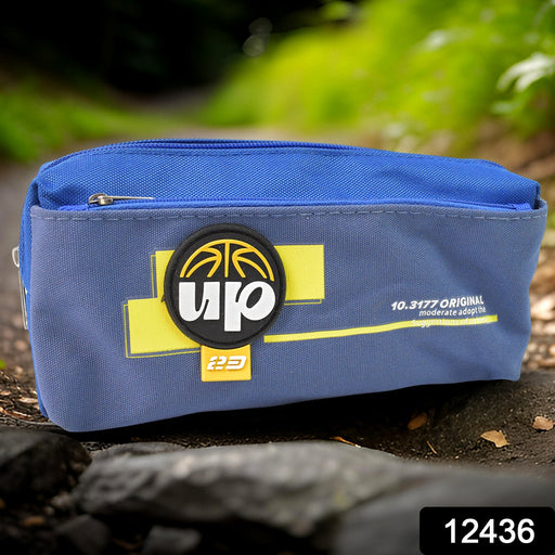 Pencil Pouch With Zipper (1 Pc / 2 Compartment) by Your Brand
