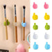 Multi-colored cable clips for desk and home use