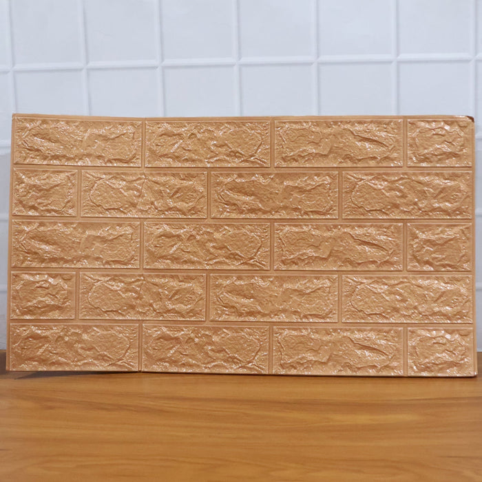 Wallpaper 3D Foam Wallpaper Sticker Panels (76 x 70 Cm / 1 Pc)