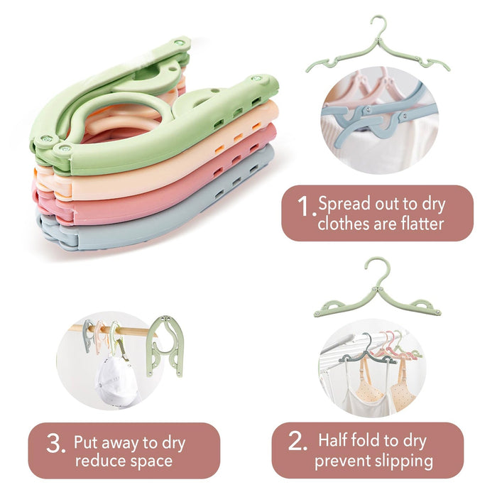 Travel Hangers, Portable Folding Clothes Hangers (1 Pc) by Your Brand