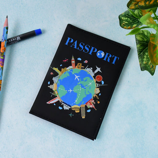 Stylish Printed Passport Holder Cover (1 Pc) by Your Brand