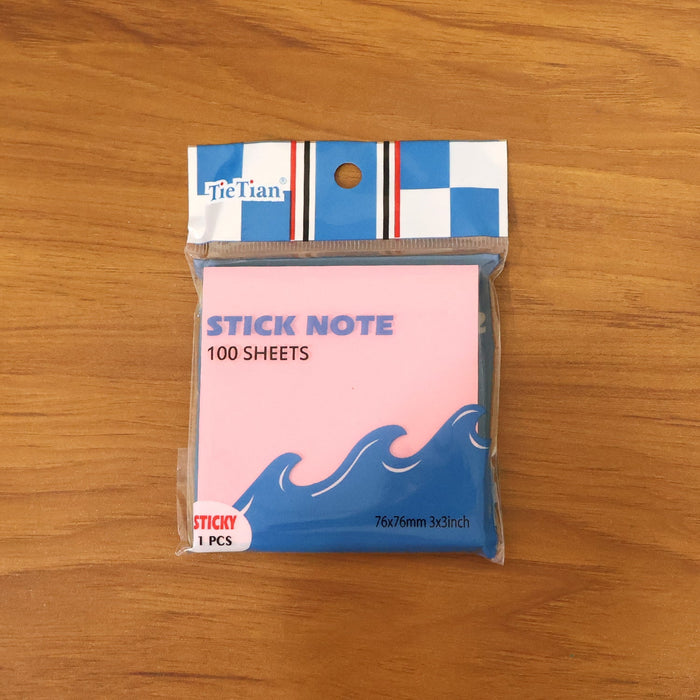 Sticky Note with 100 Sheets for Quick Notes (3×3 Inch) by Your Brand