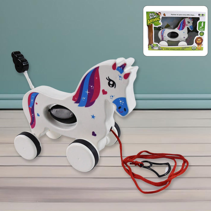 Pull Along Toy Unicorn | Pull String Toys for Babies by Your Brand