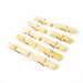 Heavy Duty Bamboo Wooden Cloth Clips / Pegs (10 Pcs Set) by Your Brand