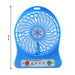 Portable Rechargeable Mini Table Fan With LED Light And Battery (1 Pc) by Your Brand
