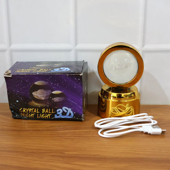 Radhe Krishna Crystal Ball Night Light – 1 Pc by Your Brand
