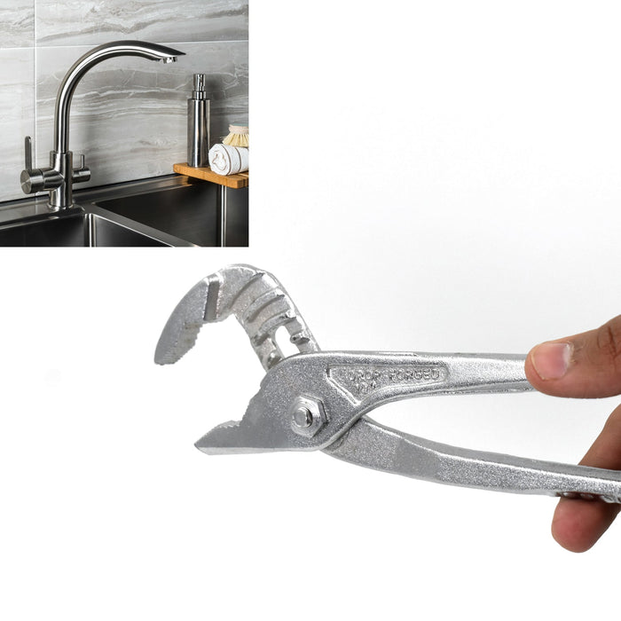 Hand Tool - Water Pump Adjustable Plier Wrench Slip Joint Type, Chrome Plated by Your Brand
