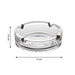 Classic ashtray with a detailed crystal design.