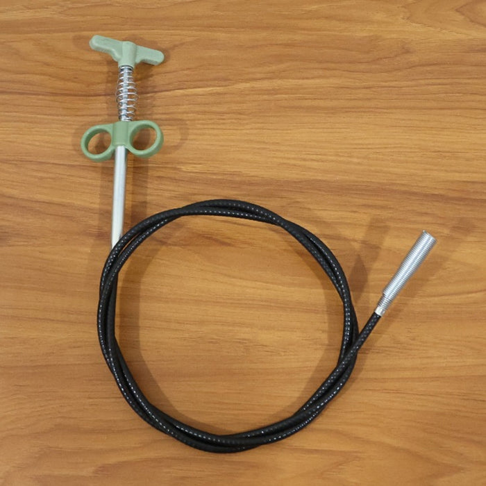 Flexible Spring Drain Cleaning Tool with Hand Grip (1 Pc / 157 Cm) by Your Brand