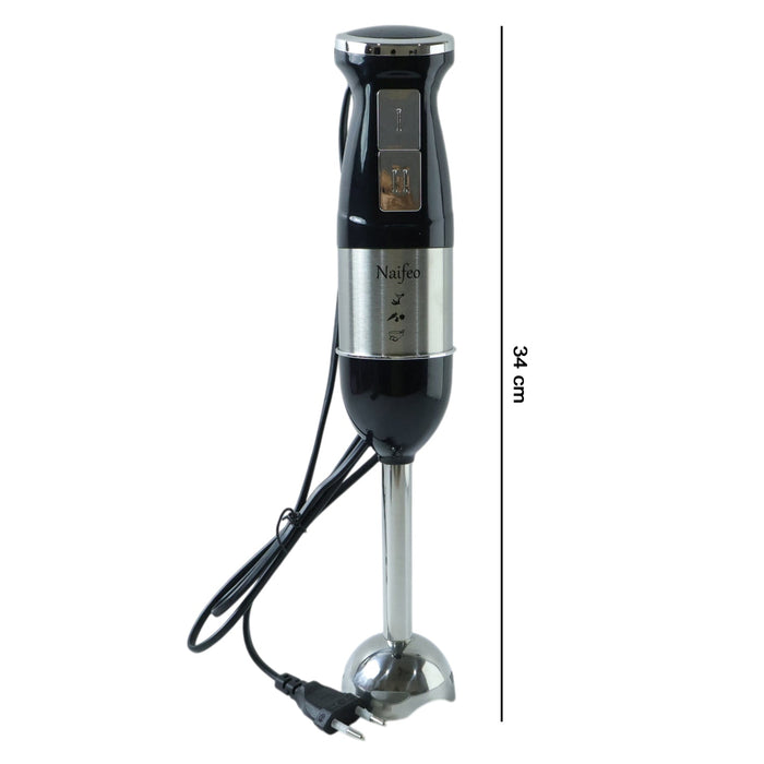 Stainless Steel Handheld Emulsion Blender With Four-blade Blade (300W / 1 Pc)