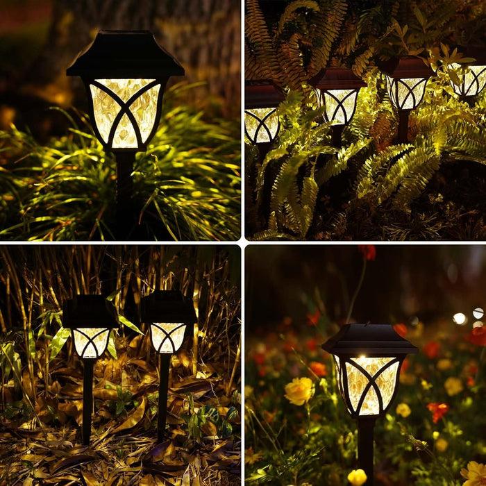 Solar Pathway Lights Outdoor Garden Lights (2 Pcs Set) by Your Brand