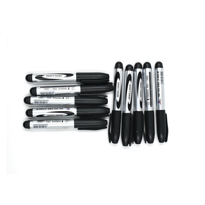 10 Pc Permanent Black Marker by Your Brand